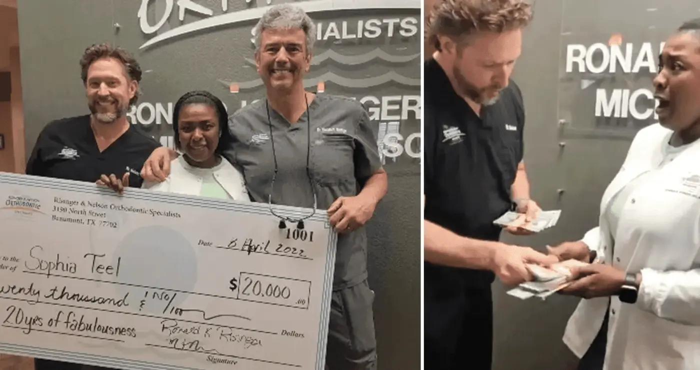 Dental Assistant Receives $20000 for 20 Years of Service